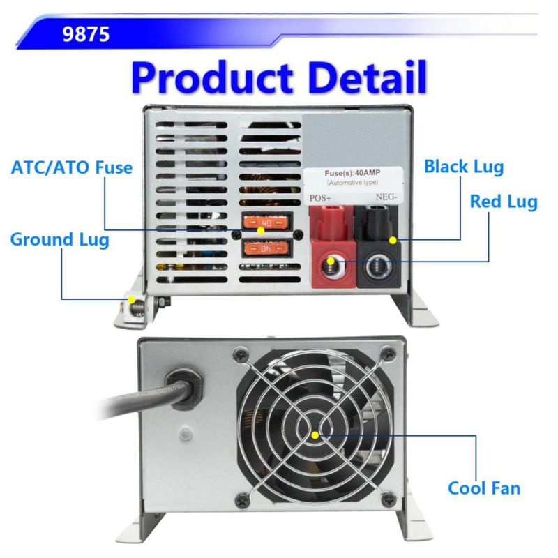 Convertidor de Potencia Genérico 75A 105-130VAC 60Hz