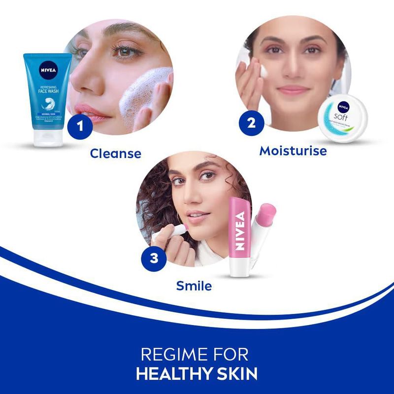 Jabón facial Nivea Refrescante para piel normal con vitamina E 150 ml
