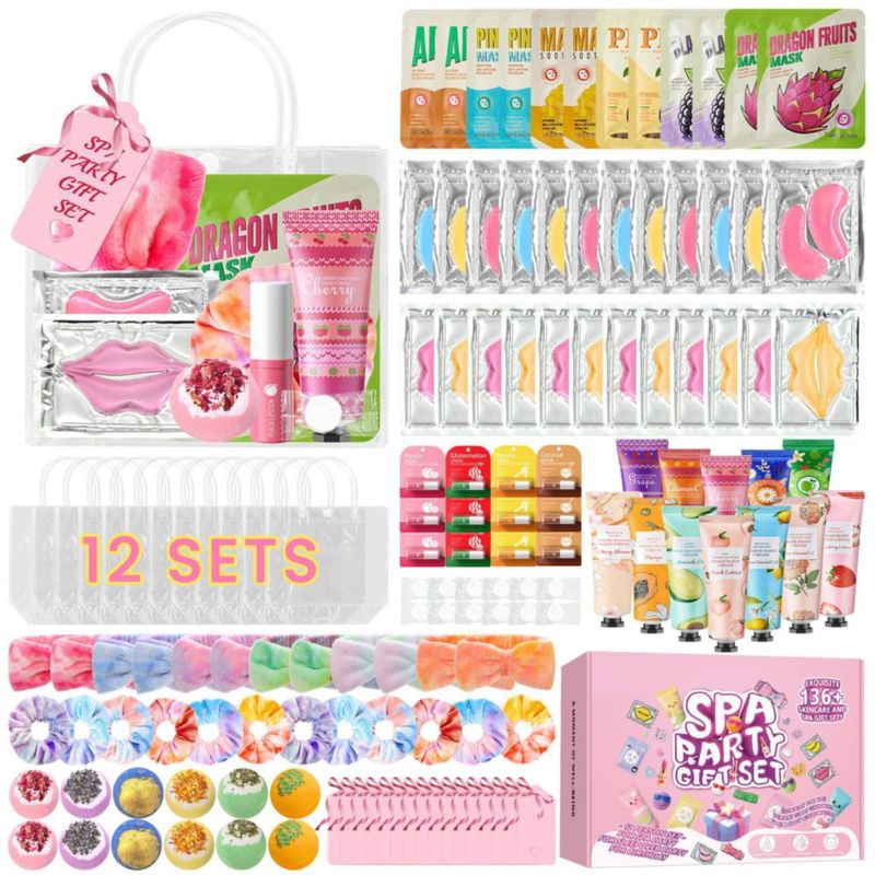 Set de regalo spa CHANGARLOAD de 136 piezas – Cuidado de la piel para mujer