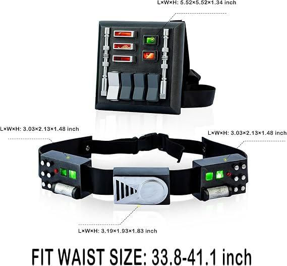 Cinturón Karc Han Solo/Vader 84-104 cm con funda DL‑44