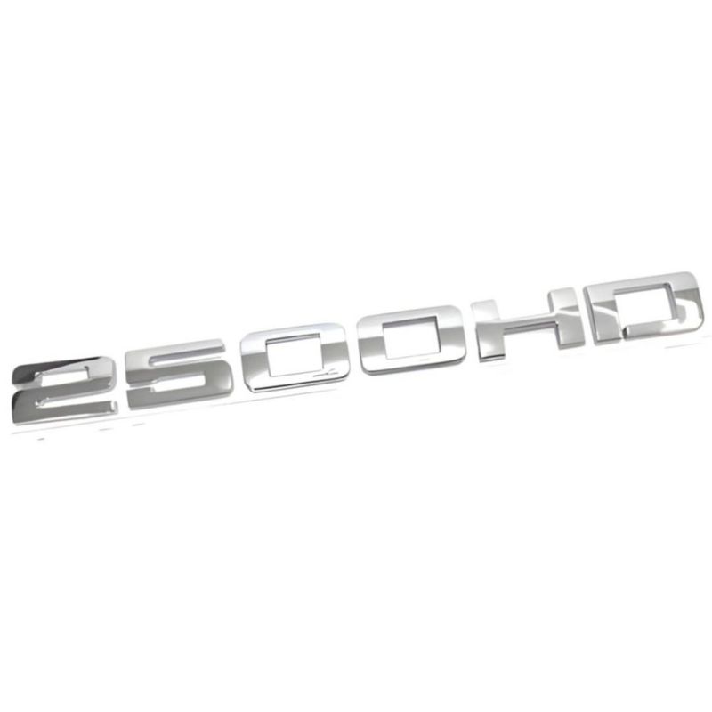 Emblema de placa XPERTCELL 2 uds. Plata para Silverado y Sierra