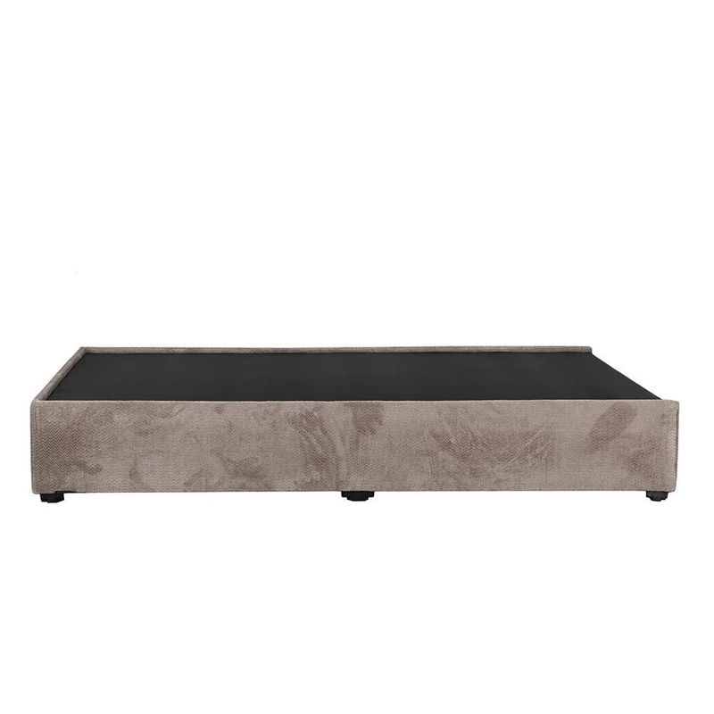 Base Cama Matrimonial Dicasa Bart Mocca Greige CDZ