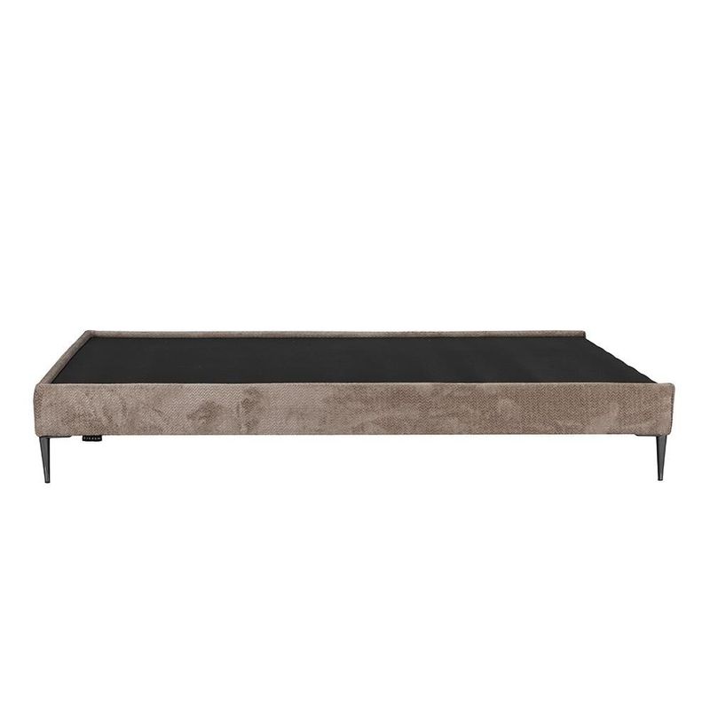 Base Cama Slim Bart Mocca Greige Matrimonial  Dicasa CDZ