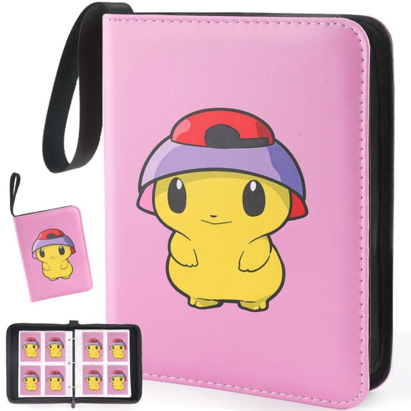 Carpeta para Cartas Coleccionables Daisiki 400 Bolsillos Cuero PU con Cremallera