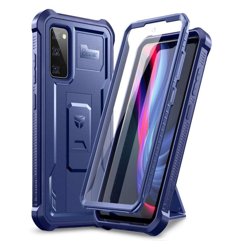 Funda Dexnor Galaxy S20 FE 6.5" Azul con Patilla Retráctil