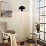 Lámpara de pie COSYLUX 164 cm negro brillante 110 V