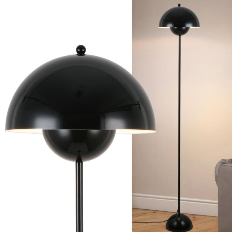Lámpara de pie COSYLUX 164 cm negro brillante 110 V
