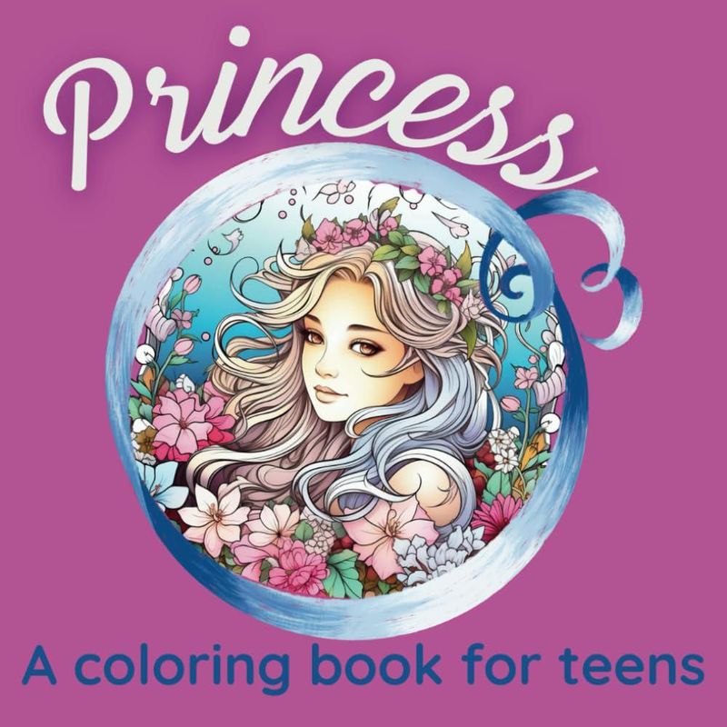 Libro para colorear Majosta Princesa Teens Royal