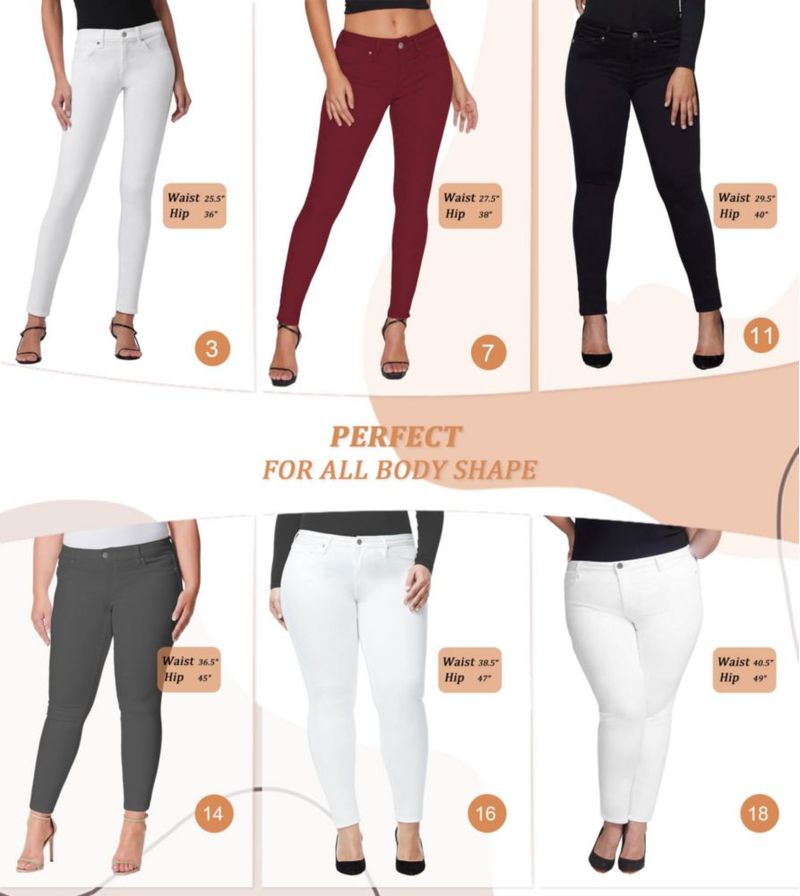 Jeans skinny Hybrid & Company Lavado claro 43 cm