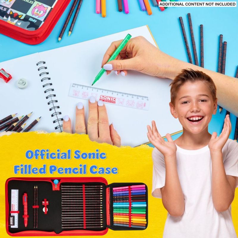 Estuche de lápices Get Trend Sonic the Hedgehog para niños