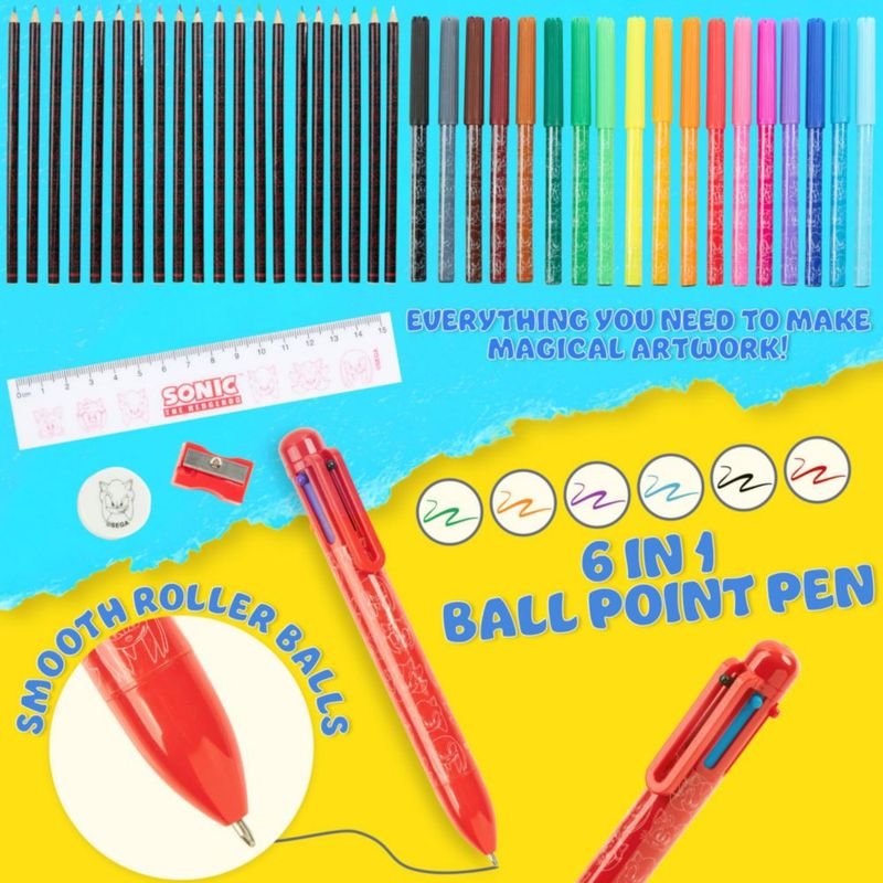 Estuche de lápices Get Trend Sonic the Hedgehog para niños