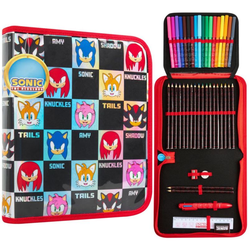 Estuche de lápices Get Trend Sonic the Hedgehog para niños