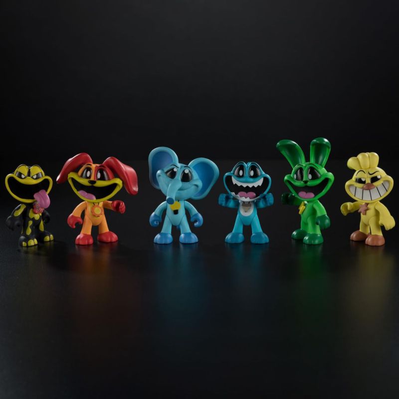 Figura de juguete McFarlane Toys 6 cm Smiling Critter pack de 3