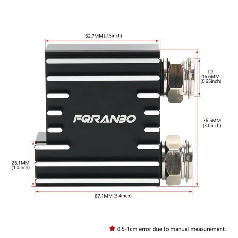 Válvula de Derivación FQRANBO Dodge Ram 6.7L 2013-2018 Negro