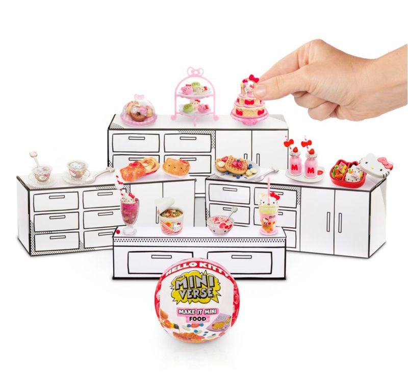 Mini-MGA de Food Make It Mini Hello Kitty Collectibles