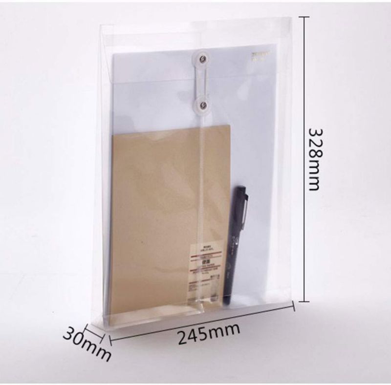 Carpeta de archivo YESSART 33 × 24 cm paquete de 20 plástico transparente