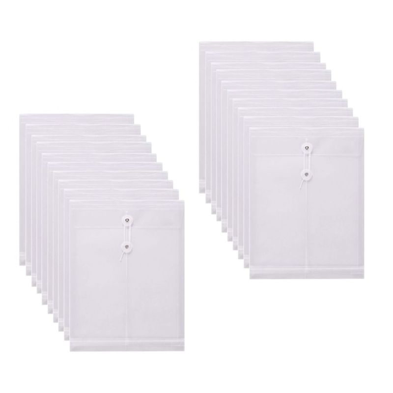 Carpeta de archivo YESSART 33 × 24 cm paquete de 20 plástico transparente