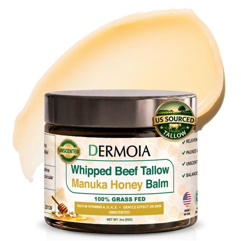 Hidratante DERMOIA 85 g Bálsamo sin perfume de sebo de res y miel de Manuka