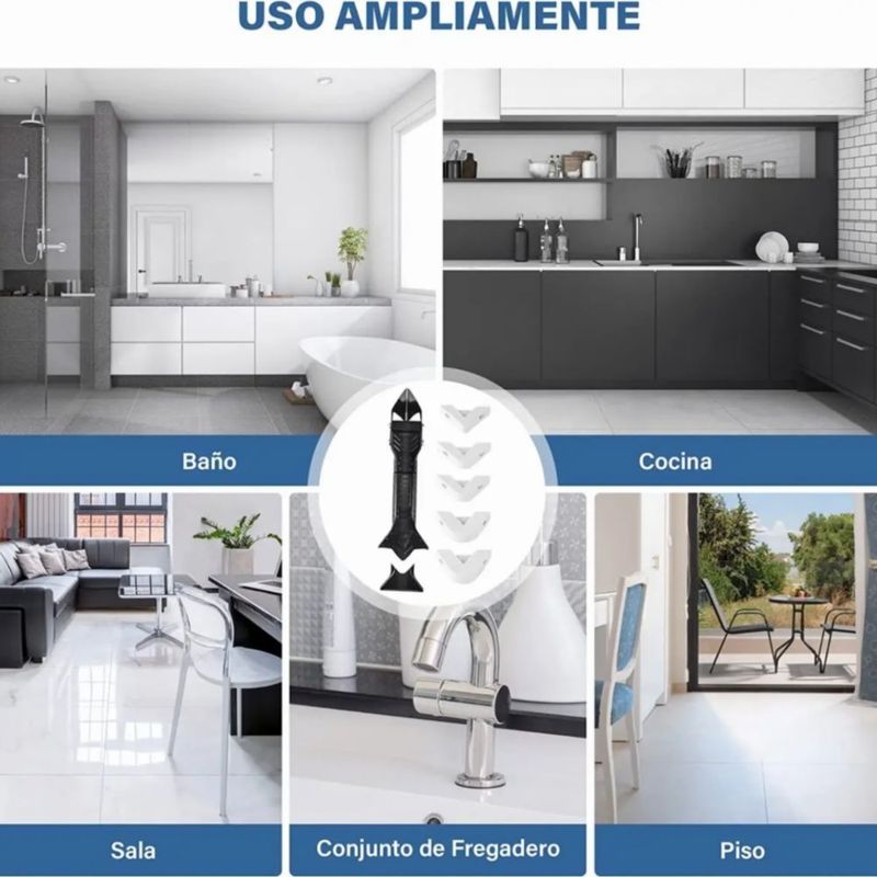 Herramientas De Calafateo De Silicona Para Cocina,baño 35 PZS