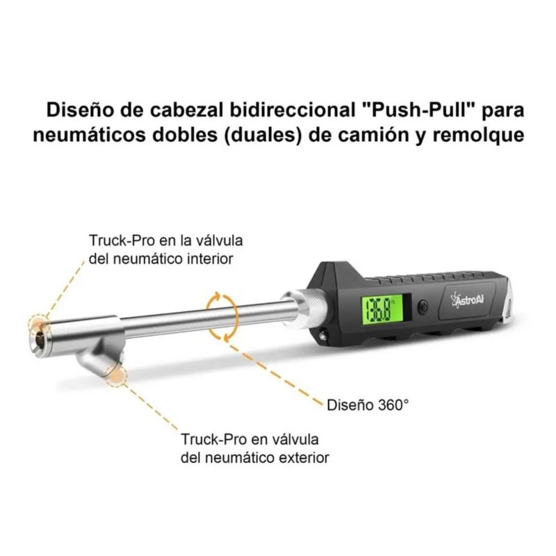 Manómetro Digital De Neumáticos