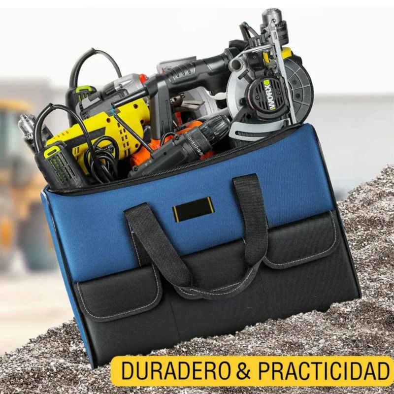 Maleta De Herramientas 20” Mochila Organizador Azul
