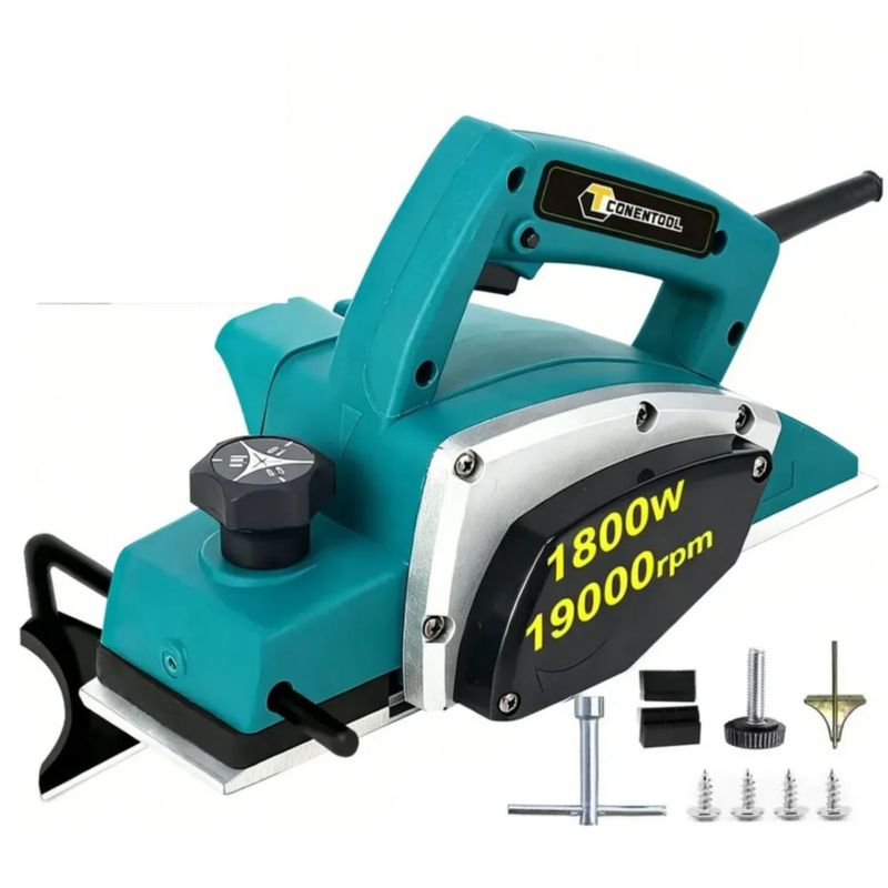 Cepilladora Eléctrica Para Madera Cepillo Profesional 1100w AZUL