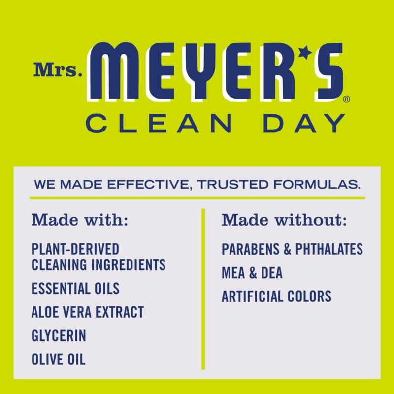 Recambio de jabón de manos Mrs. Meyer's Clean Day Lemon Verbena 1 litro