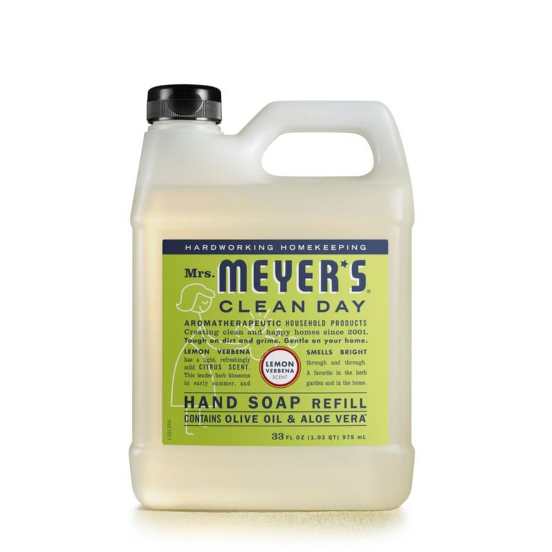 Recambio de jabón de manos Mrs. Meyer's Clean Day Lemon Verbena 1 litro