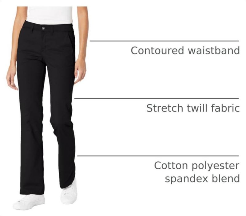 PANTALONES Dickies Slim Bootcut Negro Lavado 30 RG