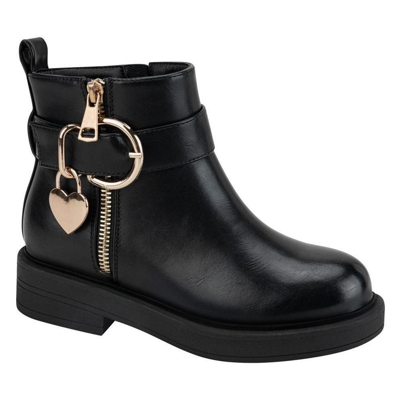 Botin dama vivis shoes kids tacon con hebilla 1317123