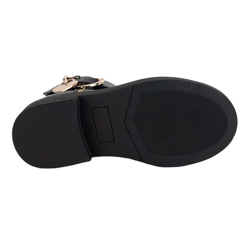 Botin dama vivis shoes kids tacon con hebilla 1317123