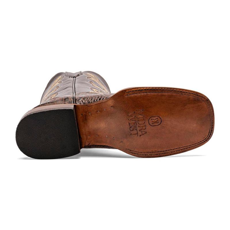 BOTA Y BOTIN VAQUERA MORA WEST LUCIO CAFE Piel