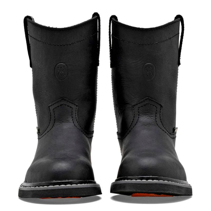 BOTA Y BOTIN VAQUERA MORA WEST MARIO NEGRO Piel
