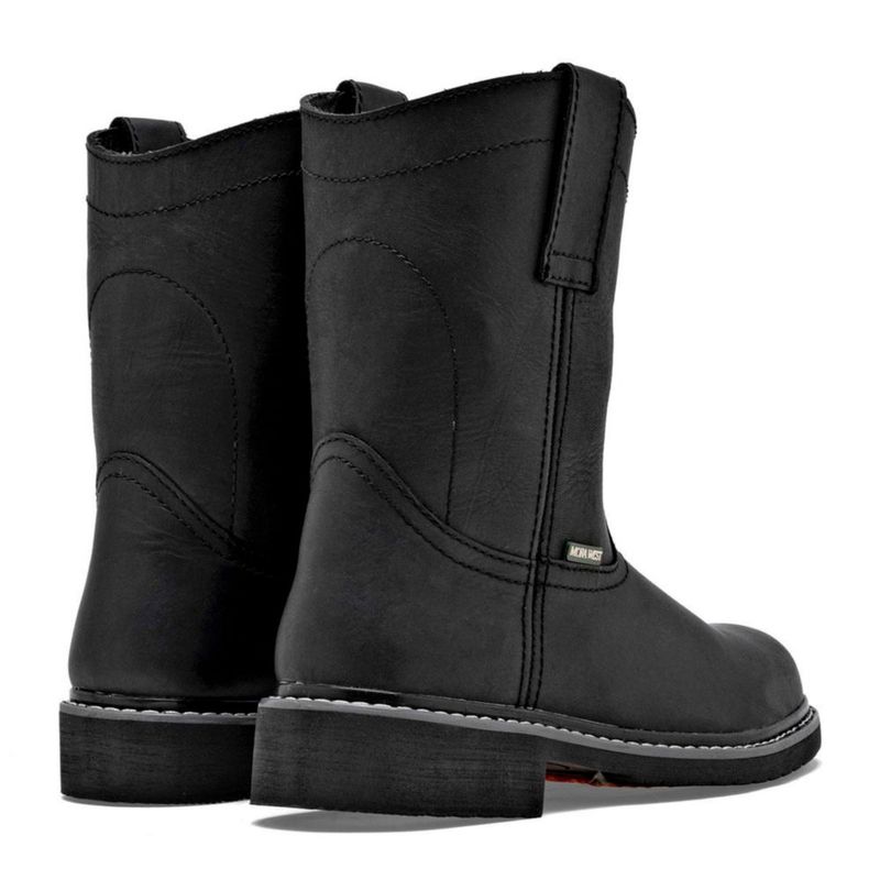 BOTA Y BOTIN VAQUERA MORA WEST MARIO NEGRO Piel