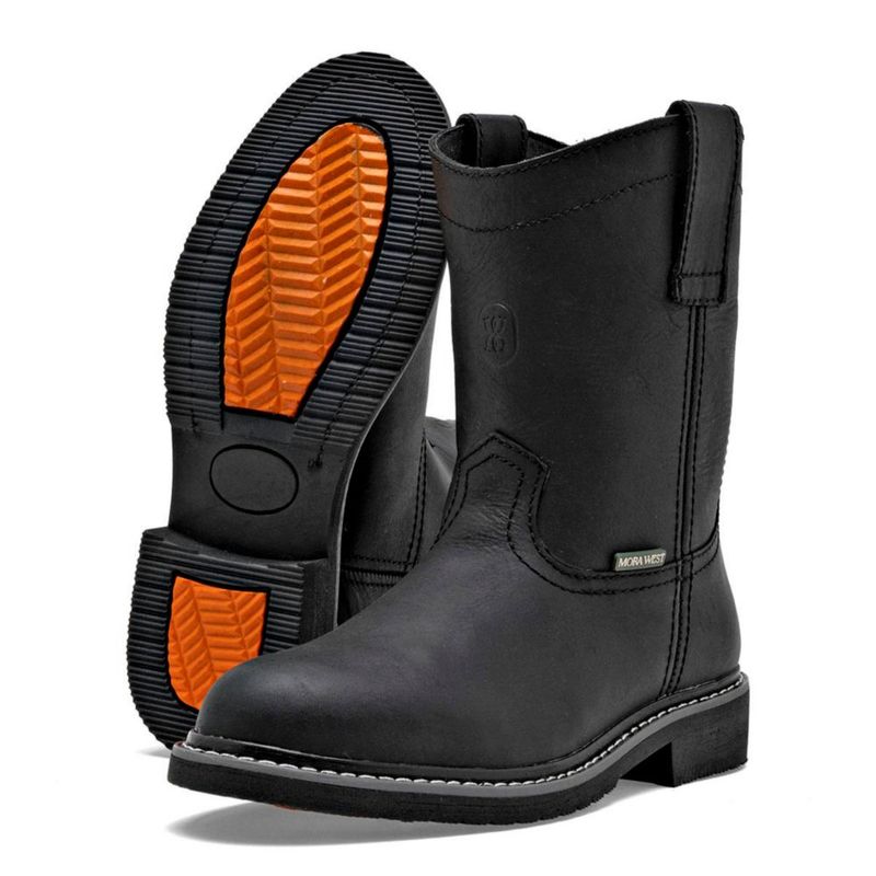 BOTA Y BOTIN VAQUERA MORA WEST MARIO NEGRO Piel