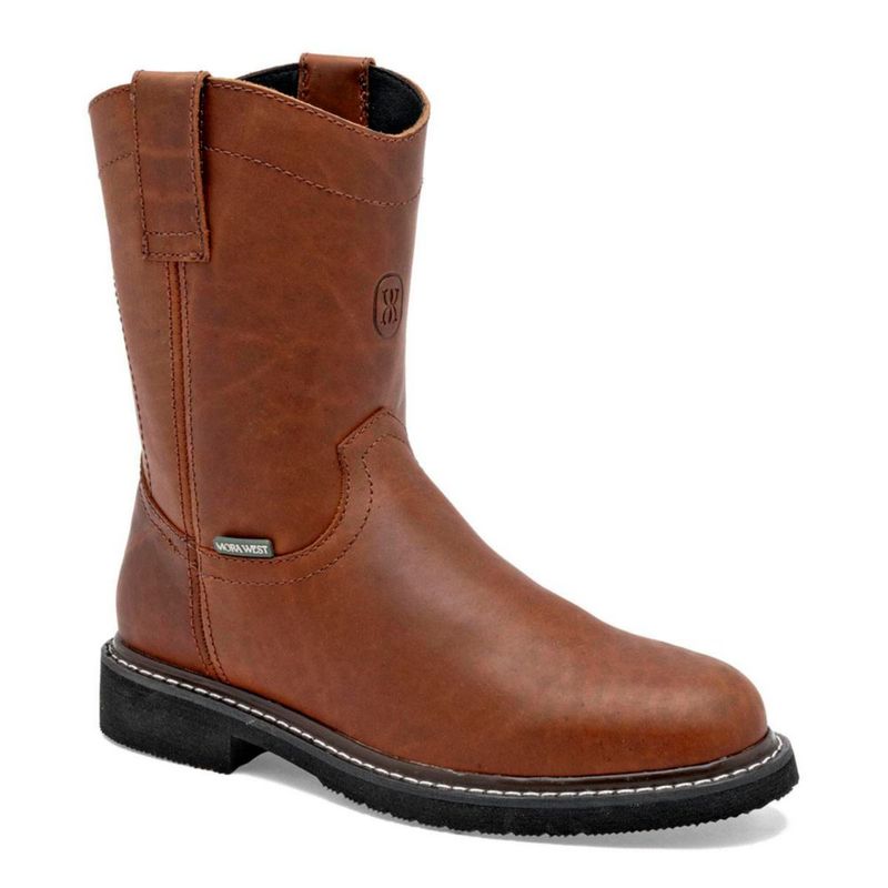 BOTA Y BOTIN VAQUERA MORA WEST MARIO CAMEL Piel