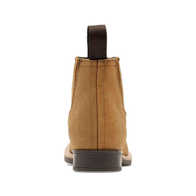 BOTA Y BOTIN VAQUERA MORA WEST TADEO CAMEL Piel