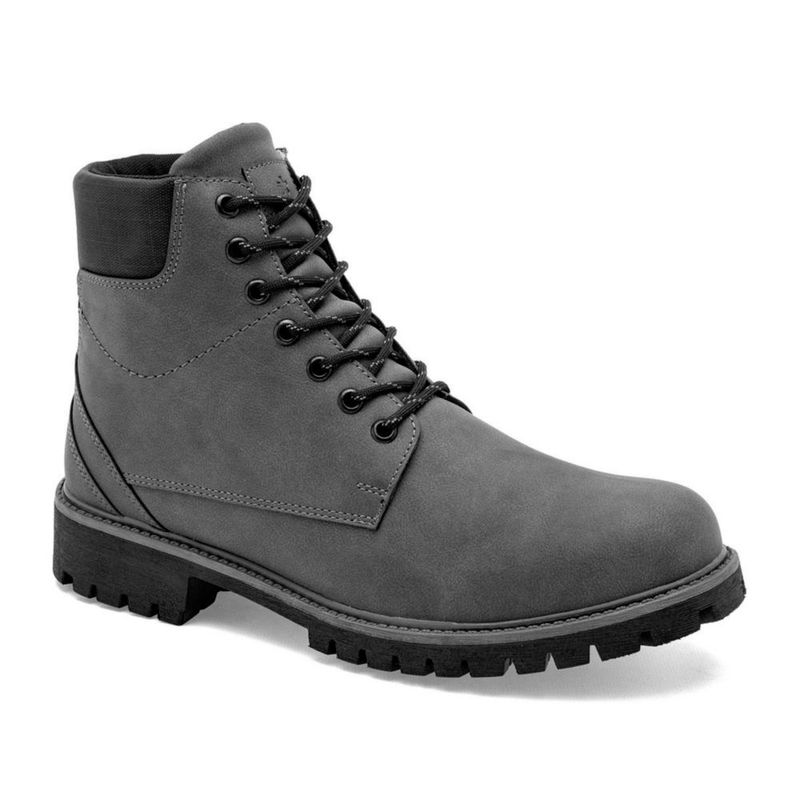 BOTA Y BOTIN CASUAL MORAMORA TOMAS GRIS NEGRO