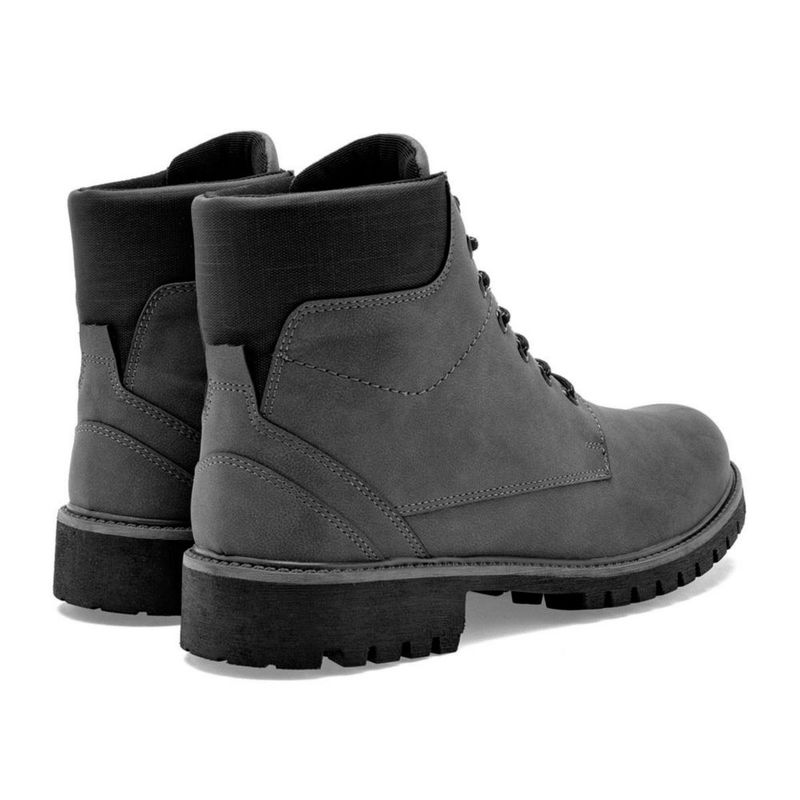 BOTA Y BOTIN CASUAL MORAMORA TOMAS GRIS NEGRO