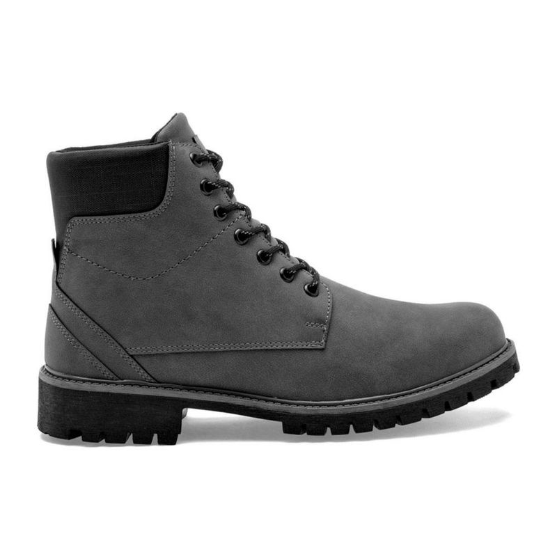BOTA Y BOTIN CASUAL MORAMORA TOMAS GRIS NEGRO