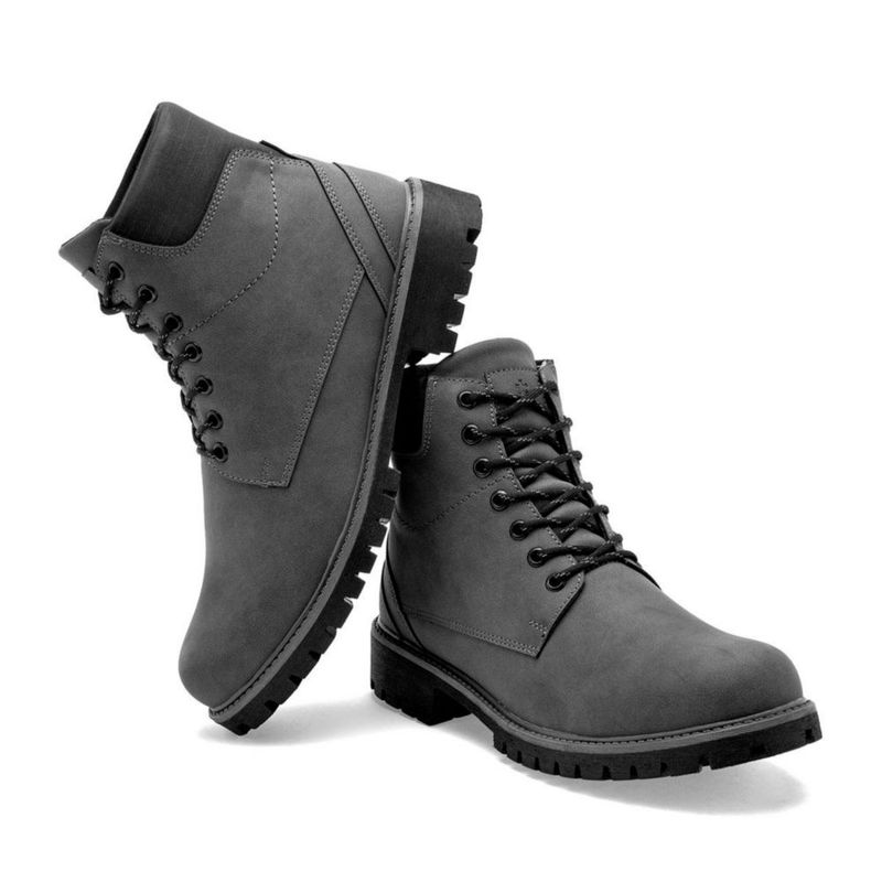 BOTA Y BOTIN CASUAL MORAMORA TOMAS GRIS NEGRO