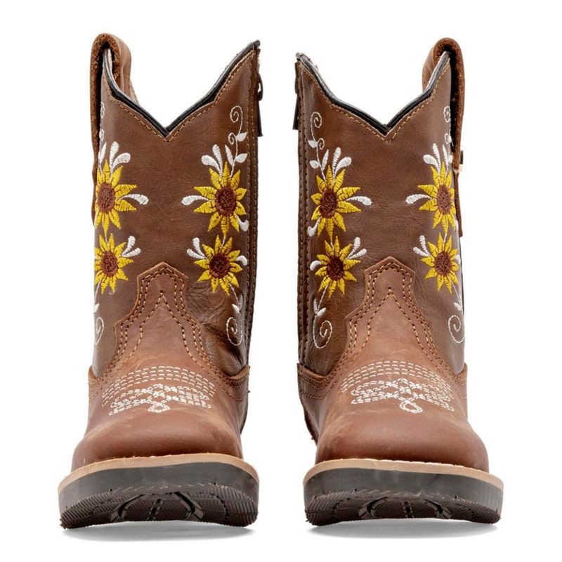 BOTA VAQUERA MORA WEST SIRIA CAMEL AMARILLO Piel