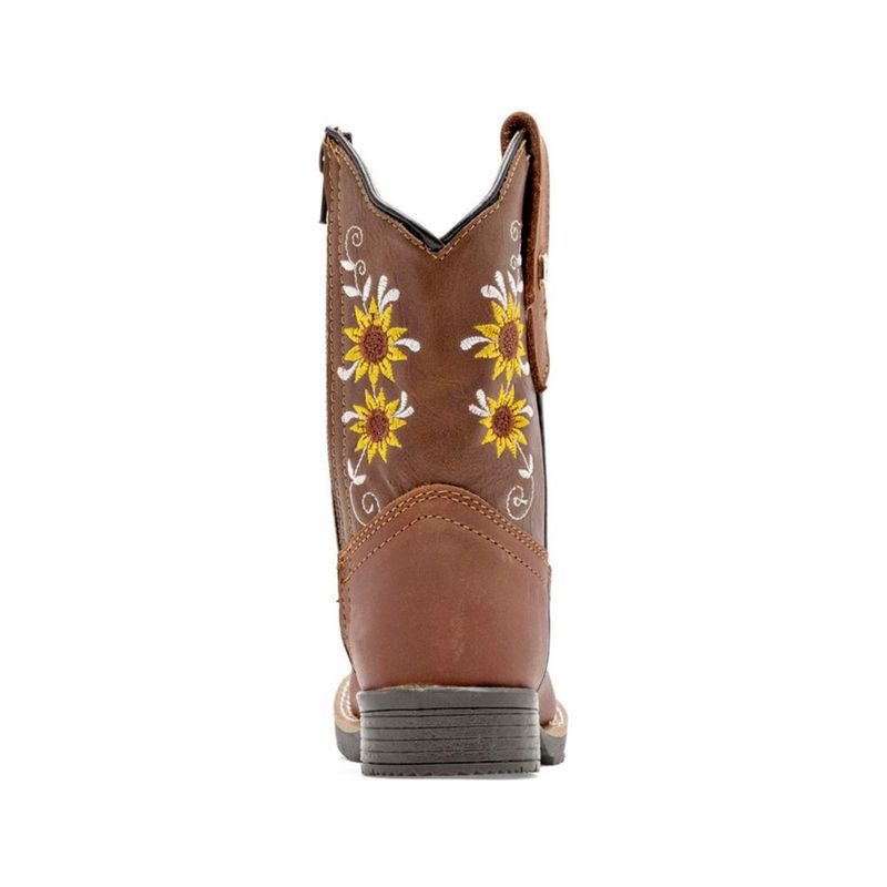 BOTA VAQUERA MORA WEST SIRIA CAMEL AMARILLO Piel