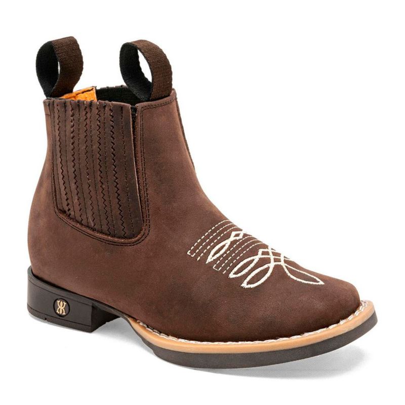 BOTA Y BOTIN VAQUERA MORA WEST TADEO CAFE Piel