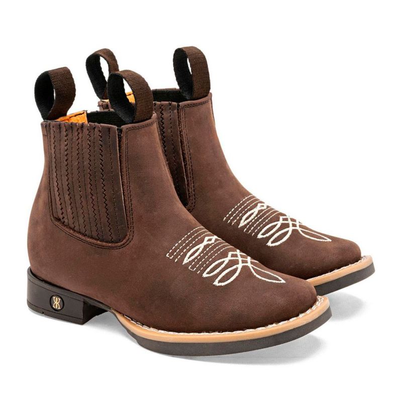 BOTA Y BOTIN VAQUERA MORA WEST TADEO CAFE Piel