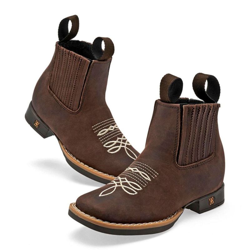 BOTA Y BOTIN VAQUERA MORA WEST TADEO CAFE Piel