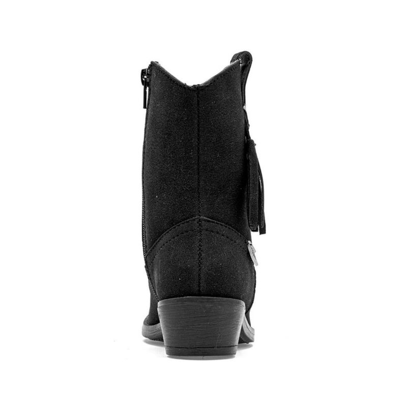 BOTA VAQUERA MORA WEST CARLINA NEGRO TACON 4 cm TUBO 16 CM