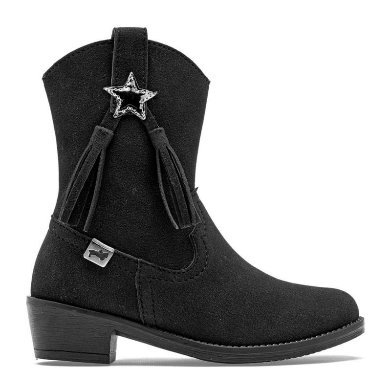 BOTA VAQUERA MORA WEST CARLINA NEGRO TACON 4 cm TUBO 16 CM