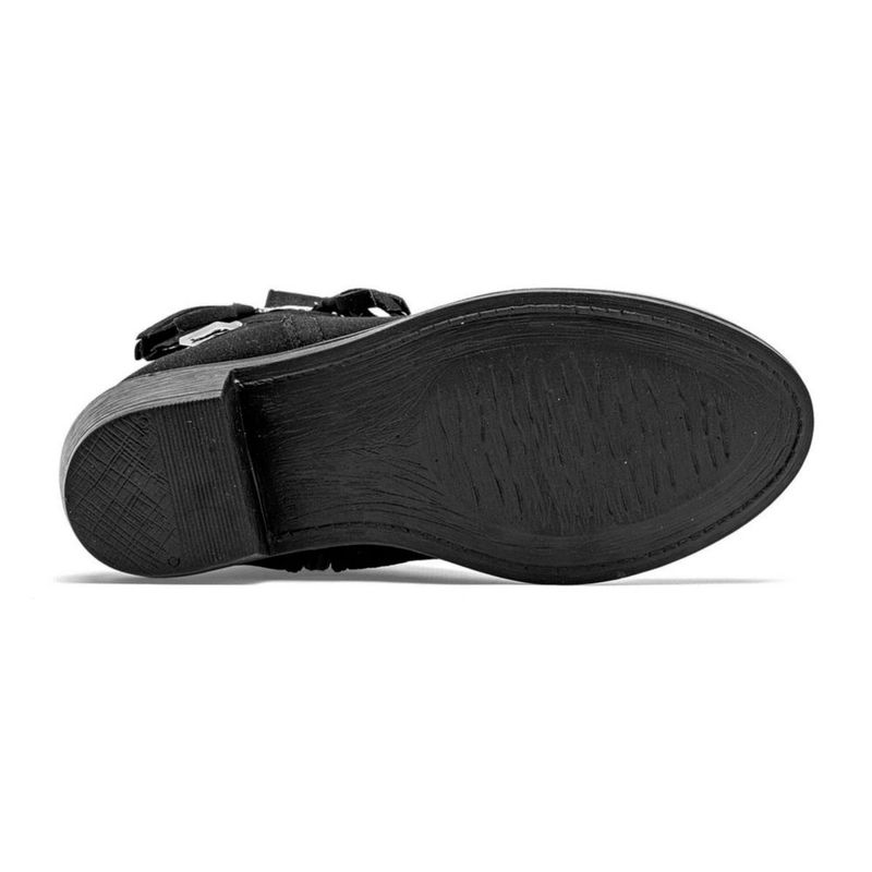 BOTA VAQUERA MORA WEST CARLINA NEGRO TACON 4 cm TUBO 16 CM