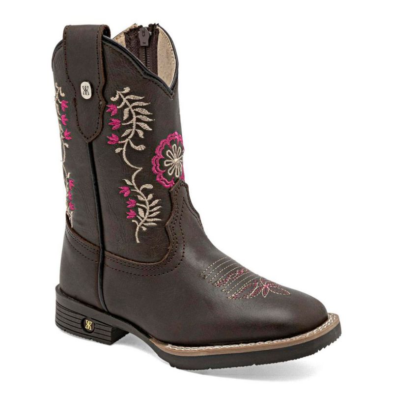 BOTA VAQUERA MORA WEST CIRILA CAFE BEIGE FIUSHA Piel